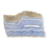 Afbeelding van Chalcedoon Agaat, 'Blue Lace Agate'; schijven