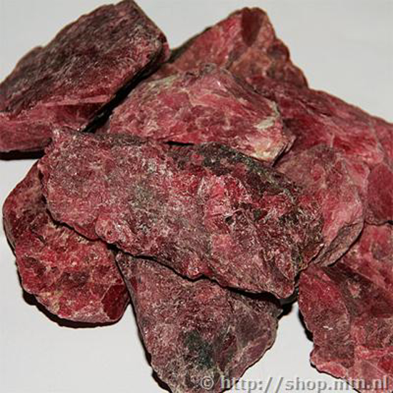 Afbeelding van Rhodoniet (Rhodonite) Brazilië per 100 gram