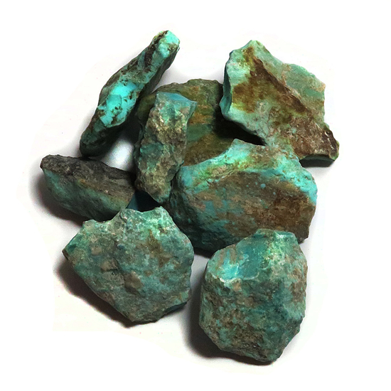 Afbeelding van Turkoois, turquoise, Arizona Ruwe stukken