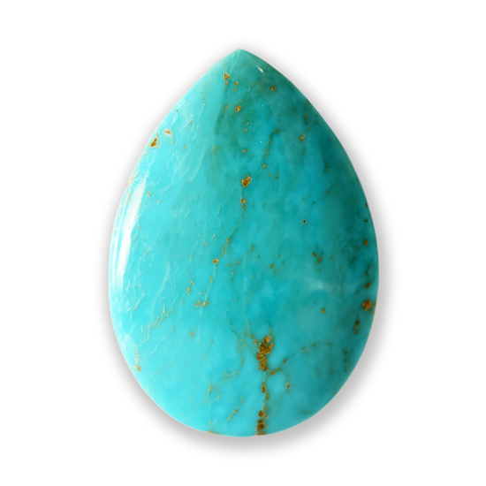 turquoise, Turkoois cabochon